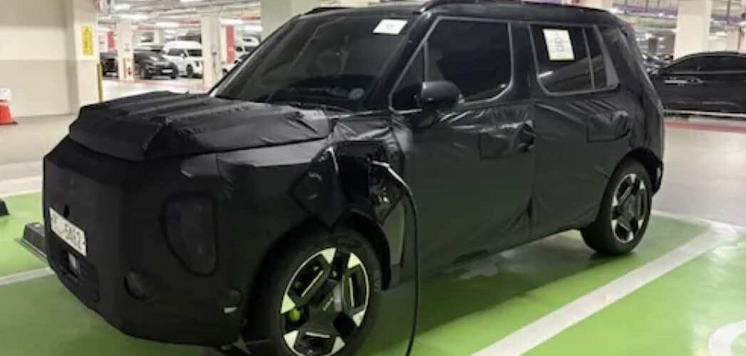 Kia Syros EV Spy Shots India